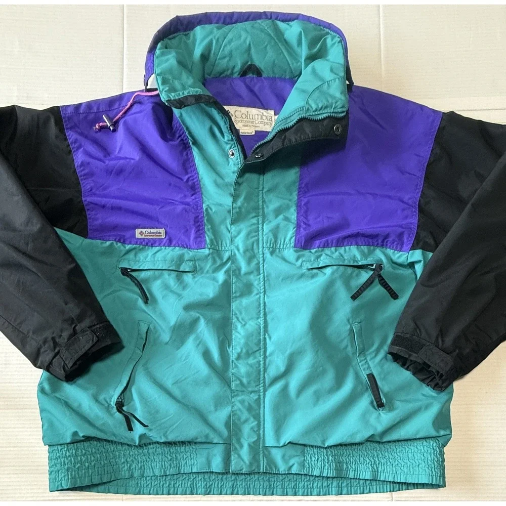 COLUMBIA Vamoose - Men's VTG 90s 4-in-1 Color Blocked Ski Jacket